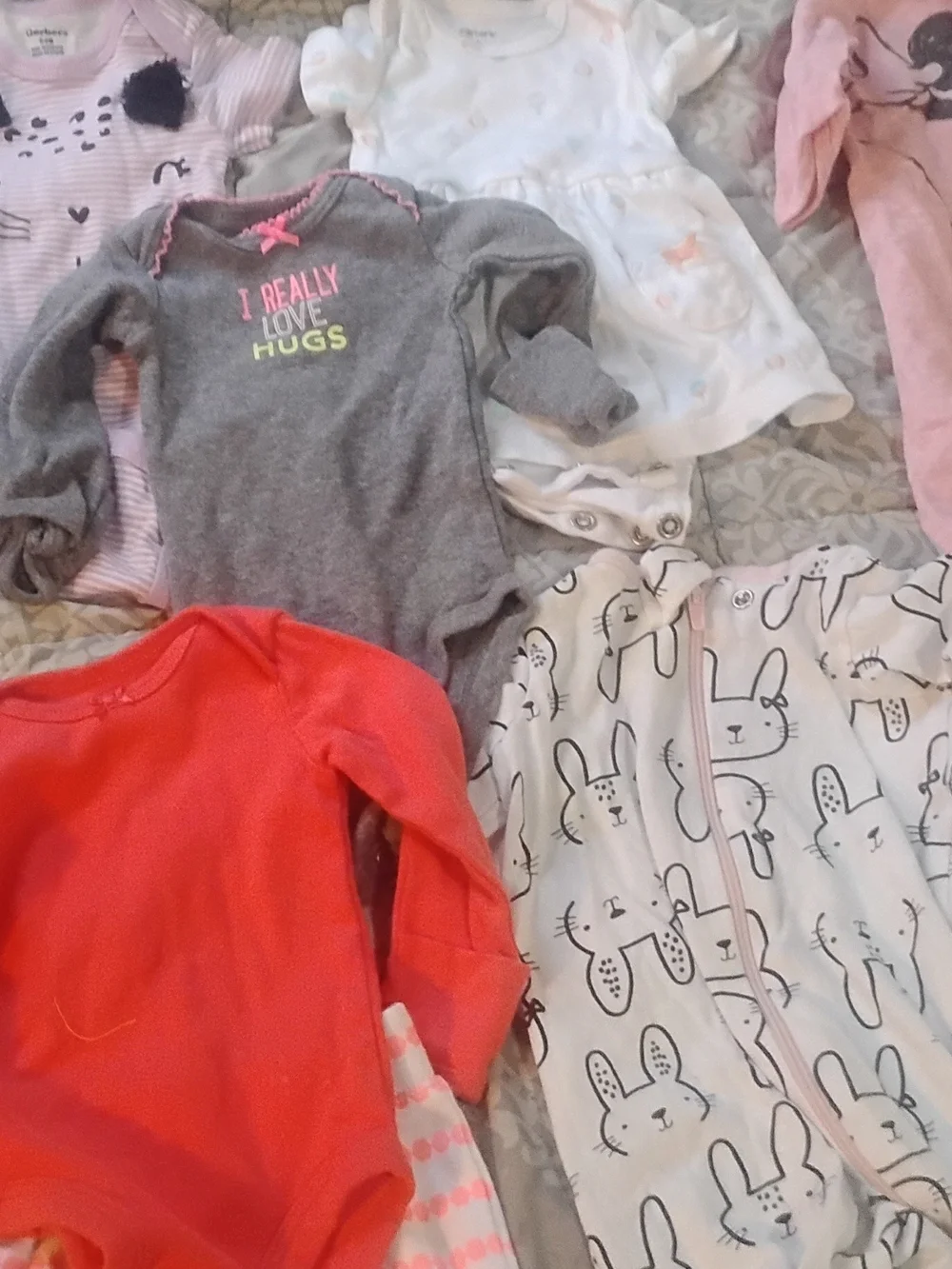 Gray Baby Bodysuit 